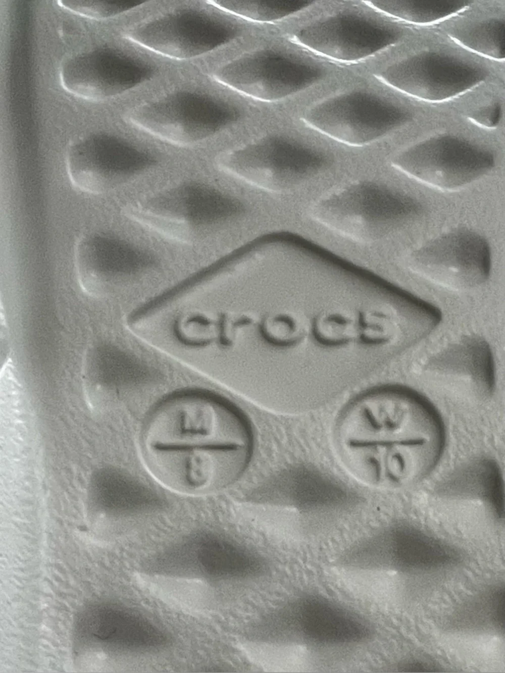 Crocs Off Grid UNISEX Clog White Mens Size 8 Women’s Size 10 - Picture 14 of 14
